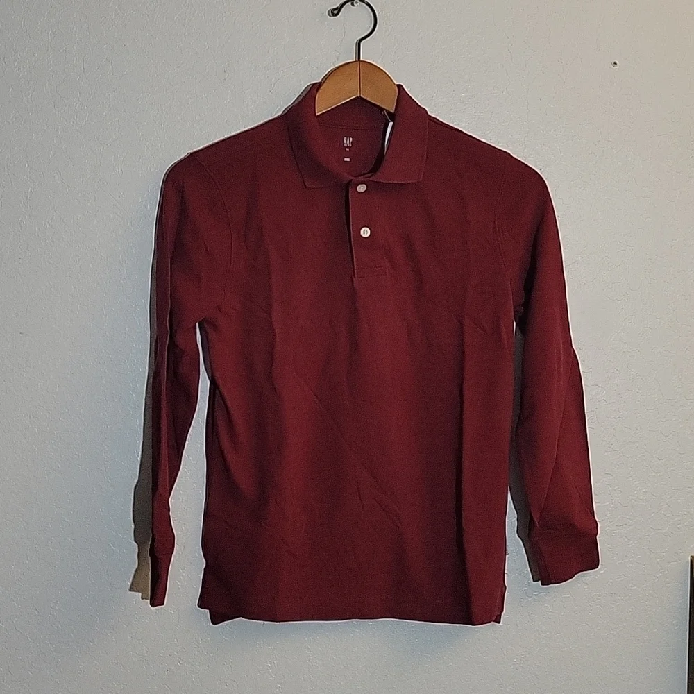 Gap Kids Long Sleeve Polo School Uniform Shirt XL